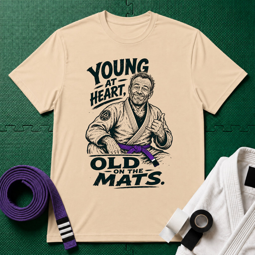 Young at Heart Purple Belt T-Shirt