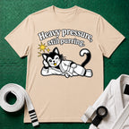 Still Purring White Belt T-Shirt in Natural