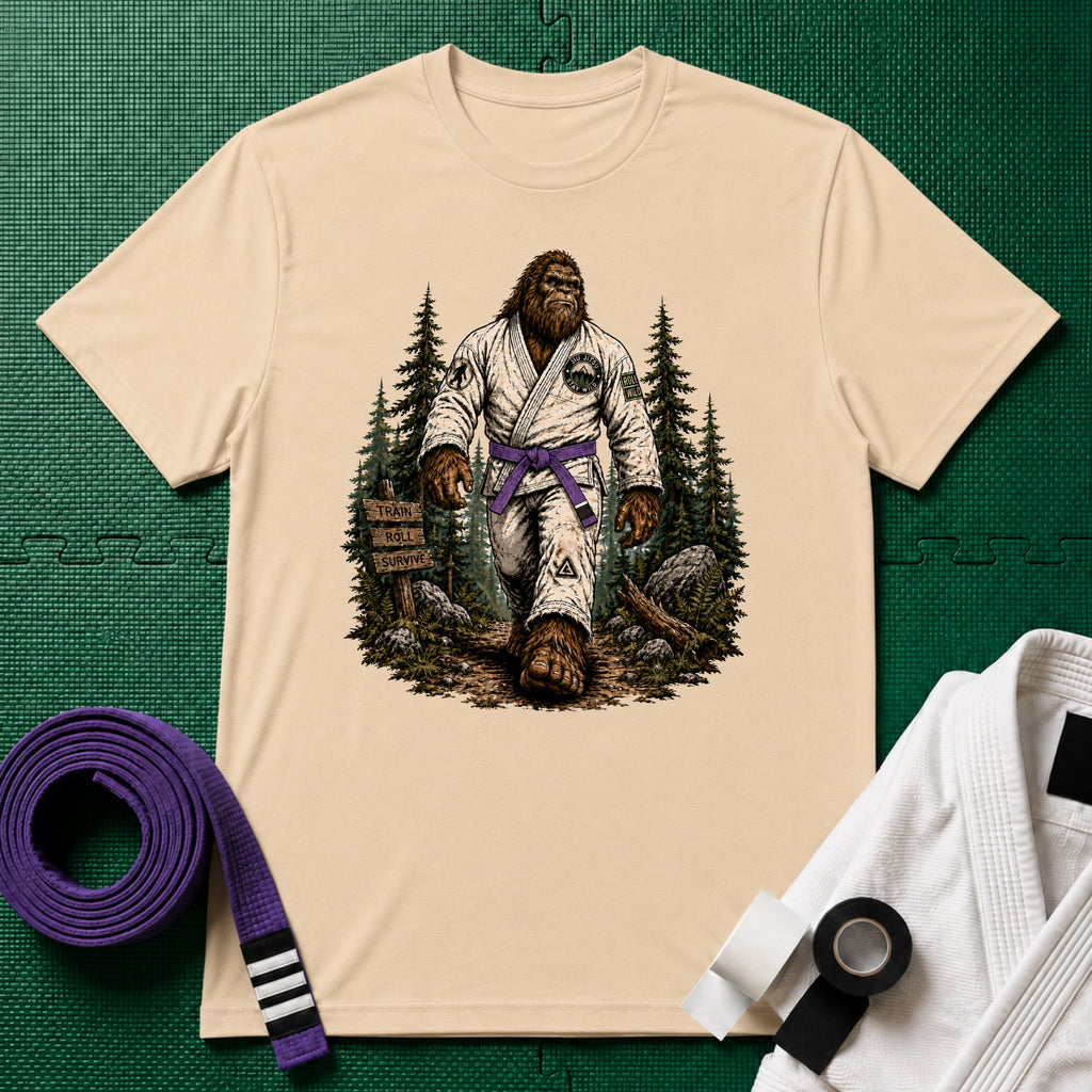 Bigfoot Forest Purple Belt T-Shirt