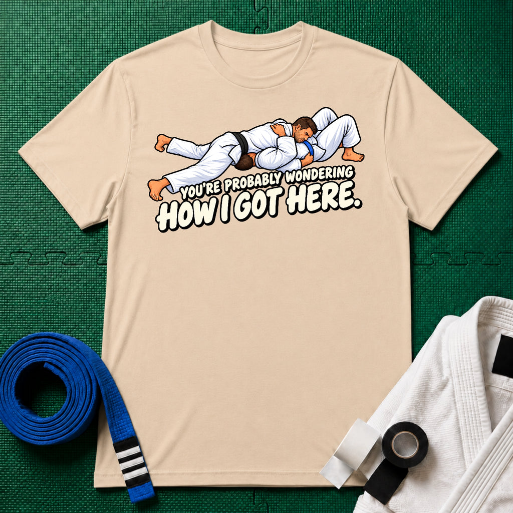 Got Here Blue Belt T-Shirt