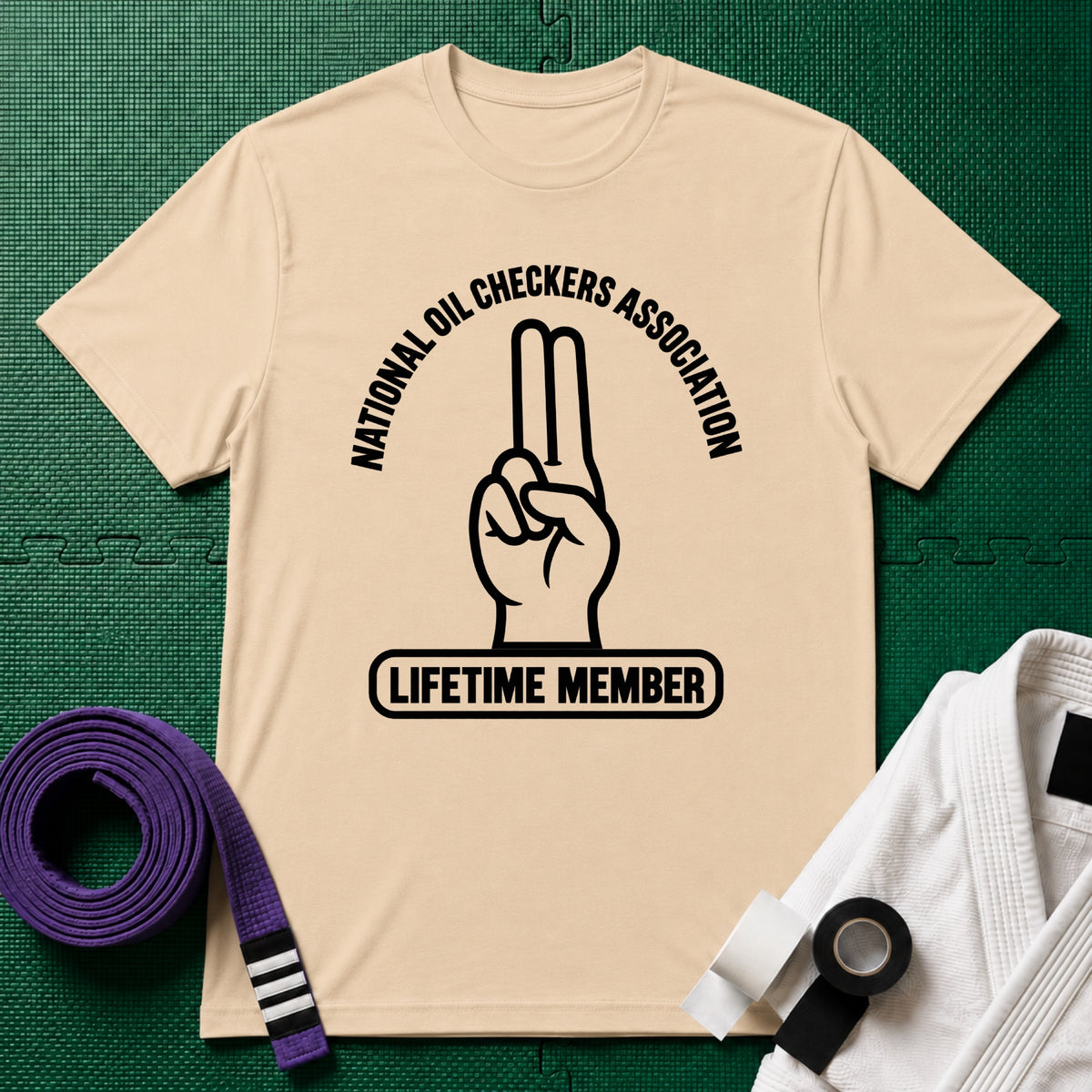 Oil Checker T-Shirt