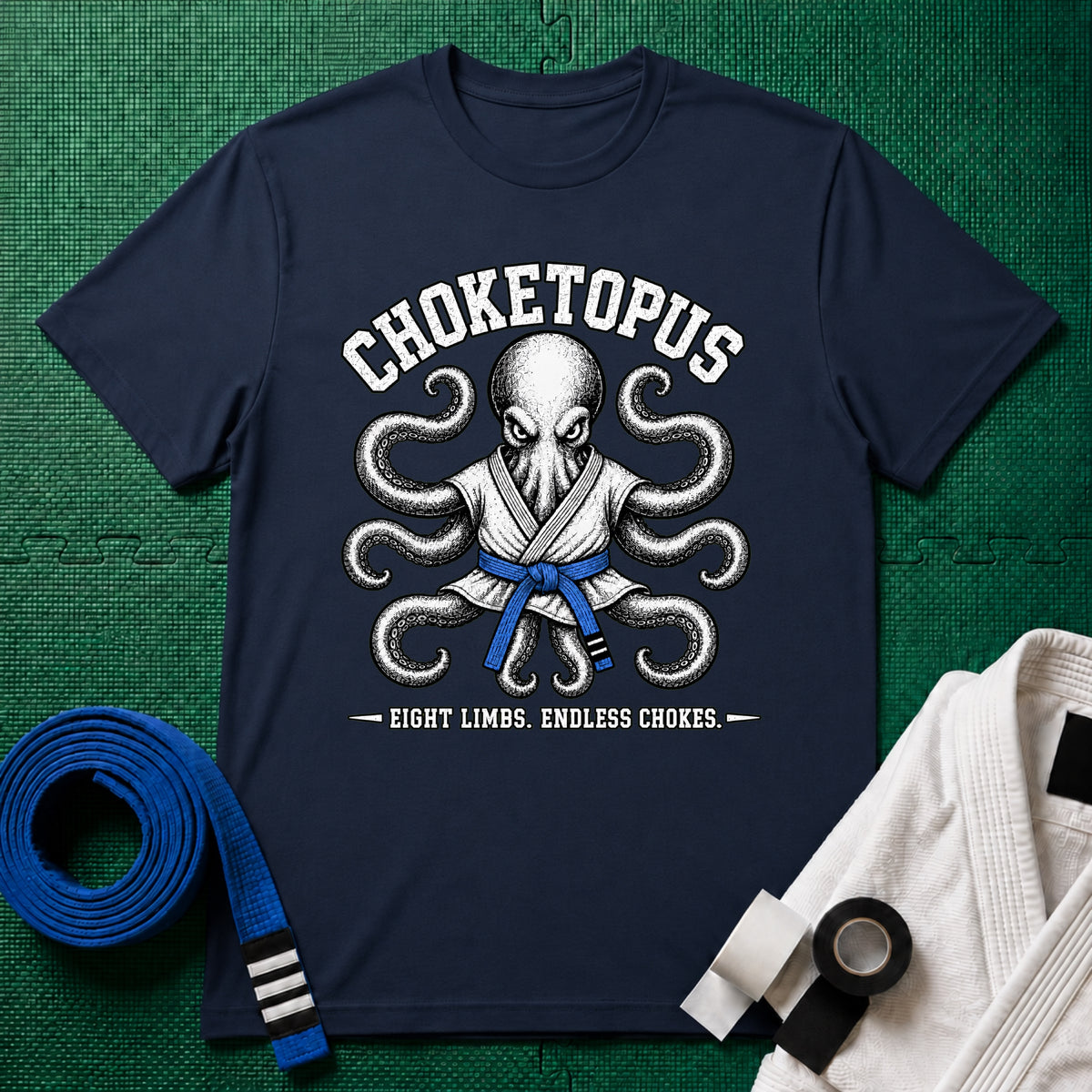 Choketopus Blue Belt T-Shirt