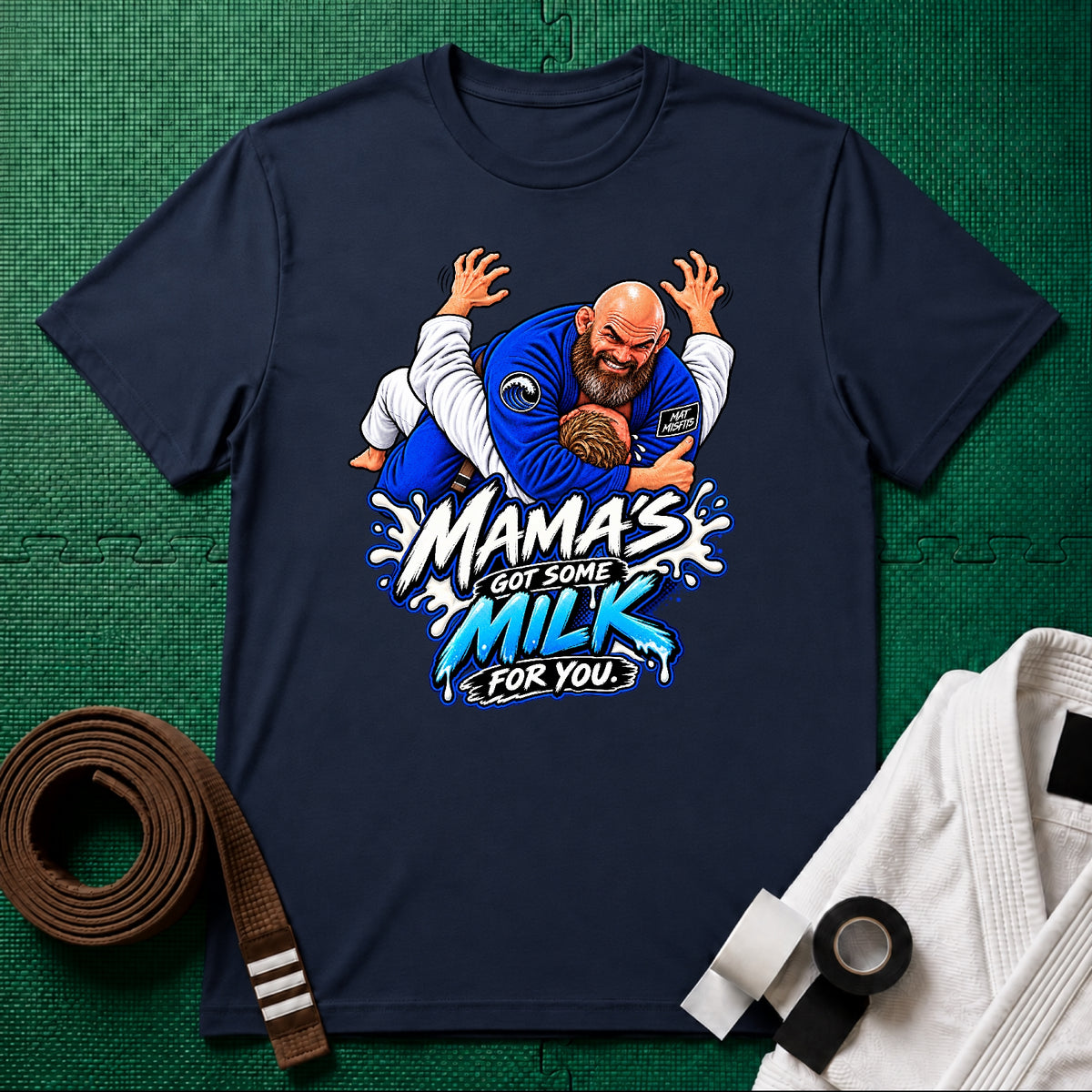 Mama's Milk Brown Belt T-Shirt