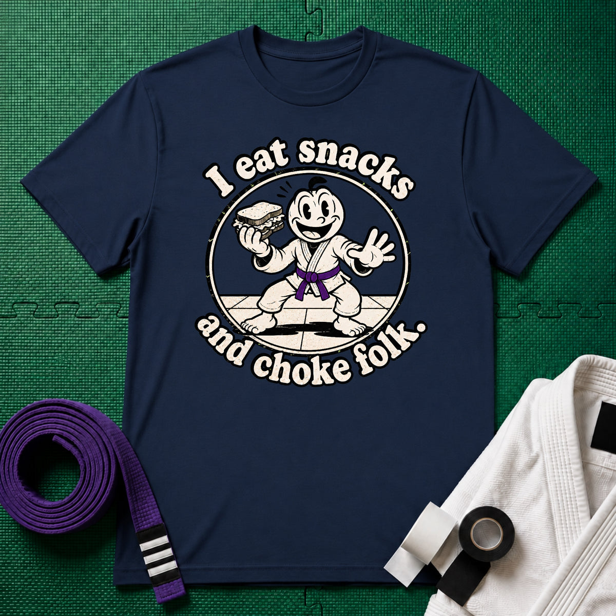 Choke Folk Purple Belt T-Shirt