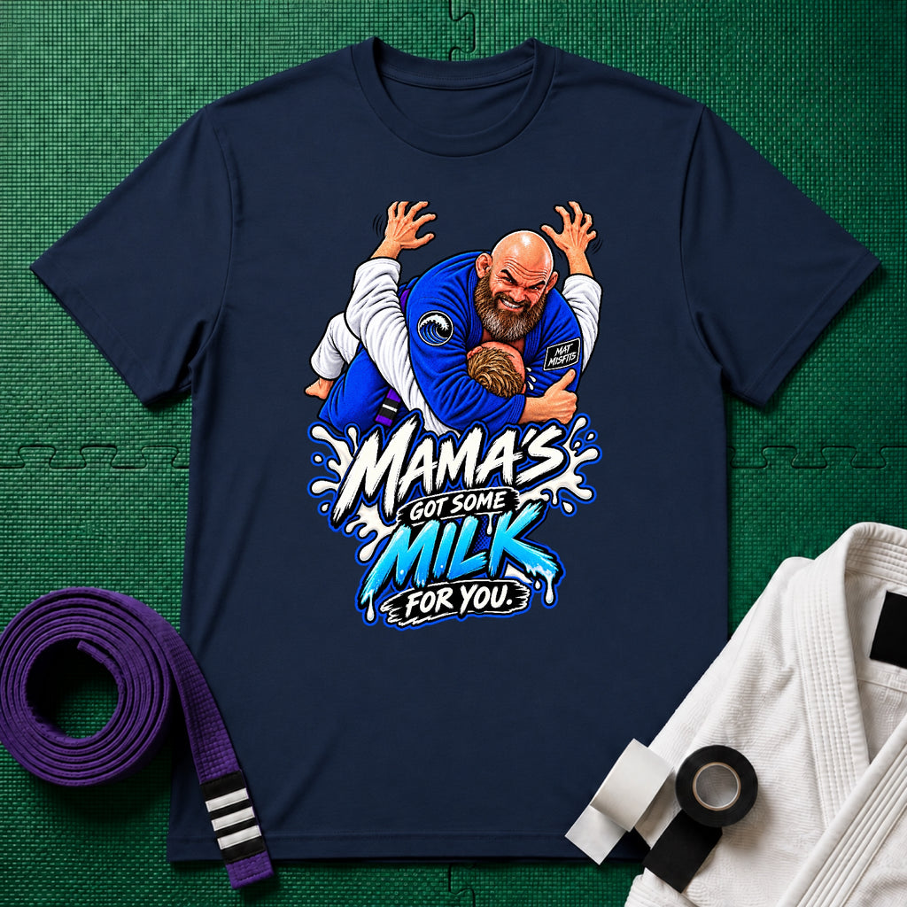Mama's Milk Purple Belt T-Shirt