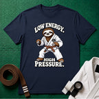 Low Energy Sloth Brown Belt T-Shirt