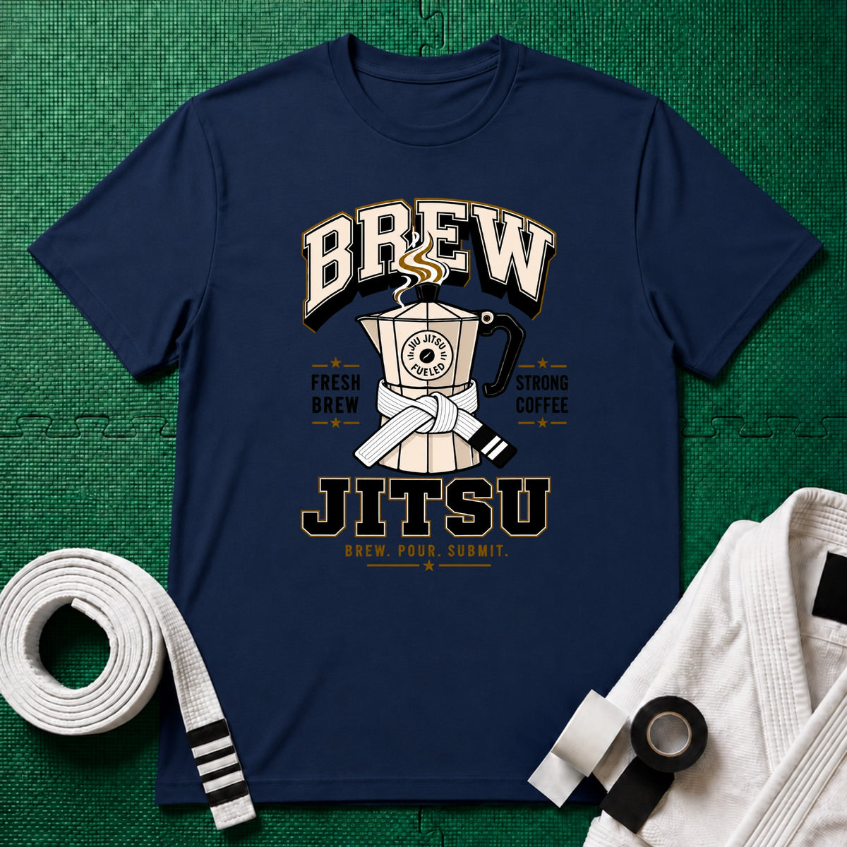 Brew Jitsu White belts T-Shirt