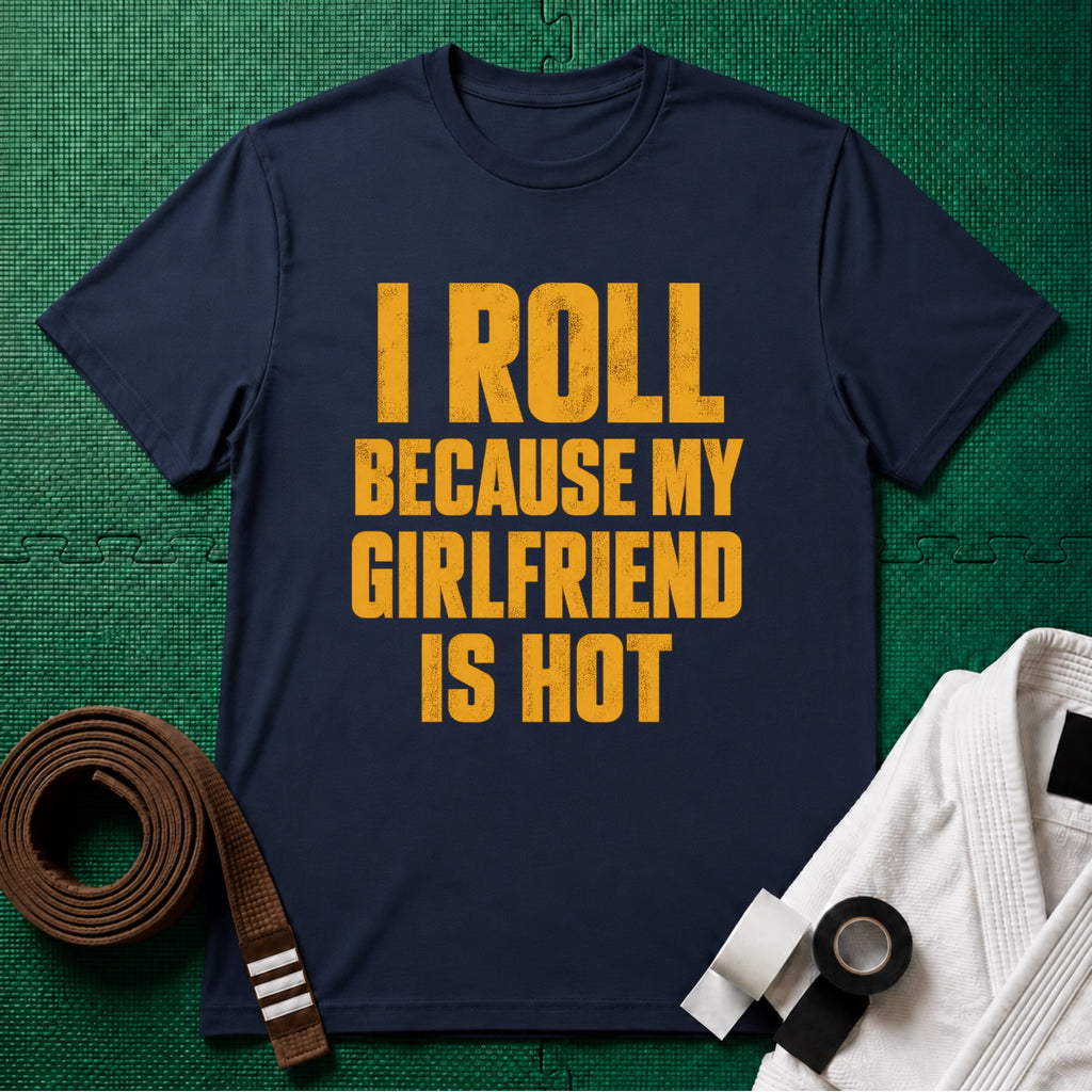 Hot Girlfriend T-Shirt in Navy