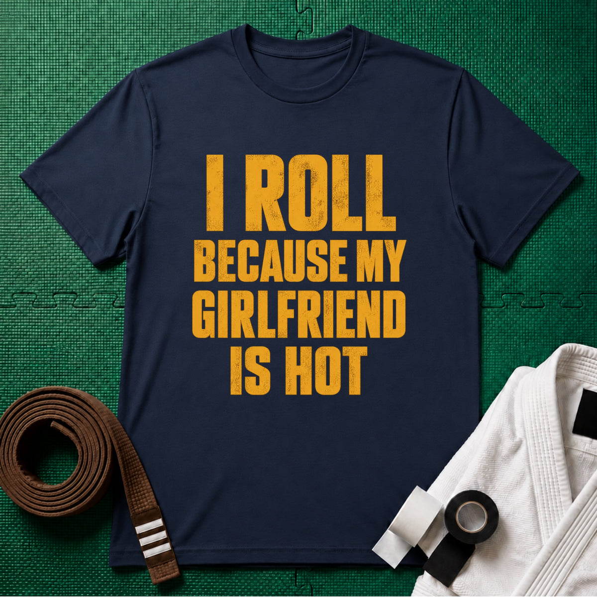 Hot Girlfriend T-Shirt in Navy
