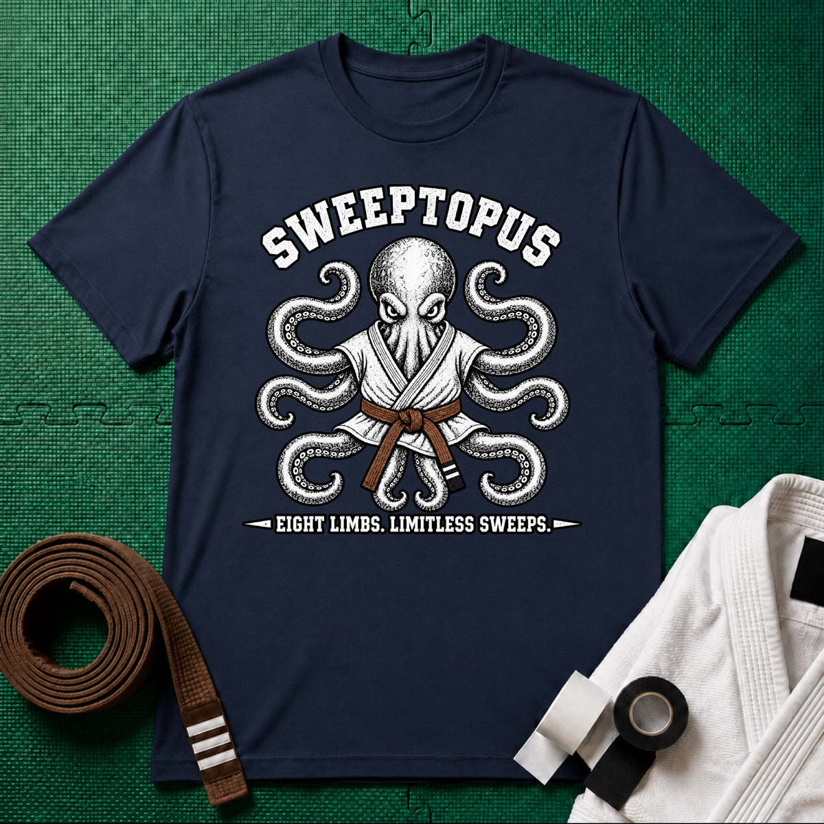 Sweeptopus Brown Belt T-Shirt