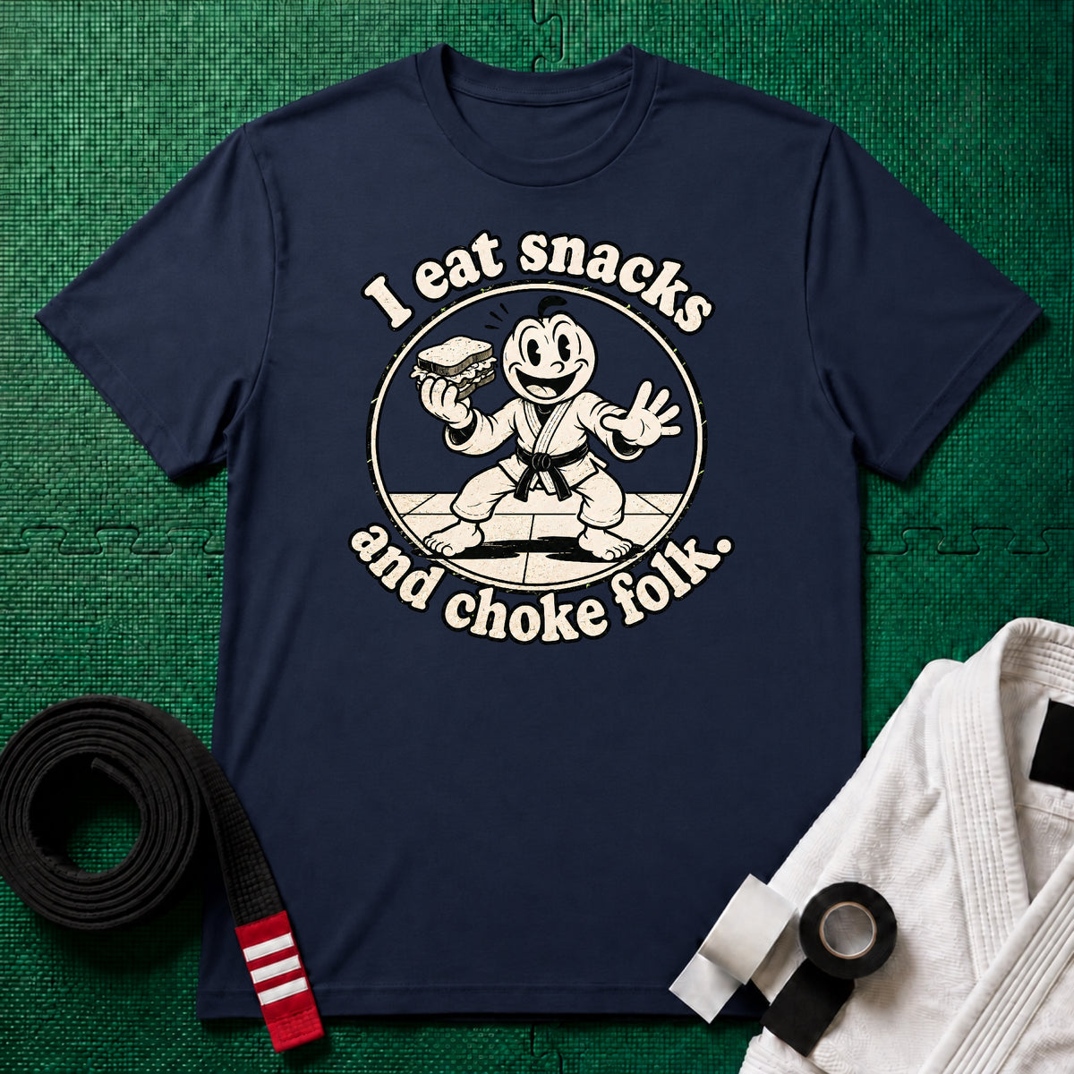 Choke Folk Black Belt T-Shirt