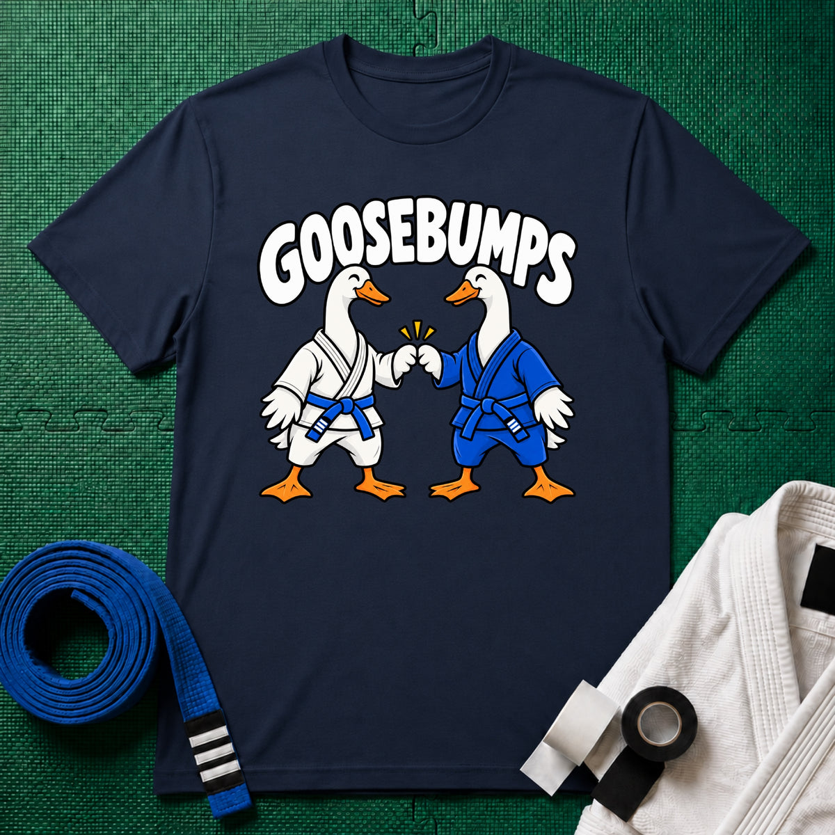 Goosebumps Blue Belt T-Shirt