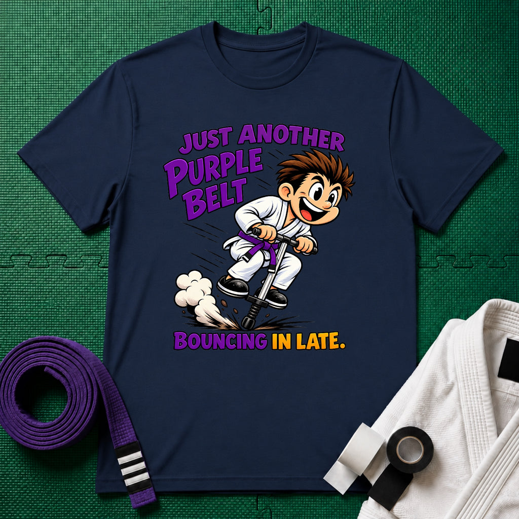 Bouncing Purple Belt T-Shirt