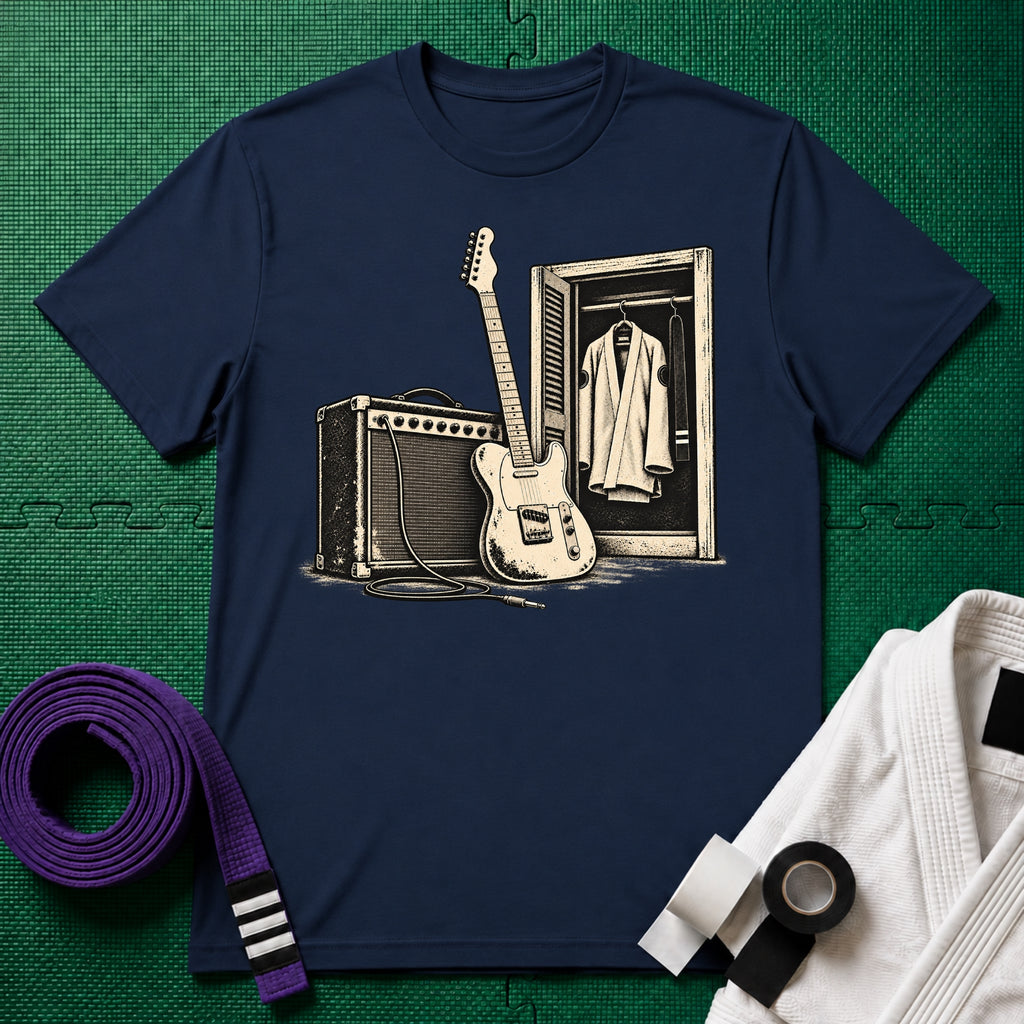 Guitar & Gi T-Shirt, Navy