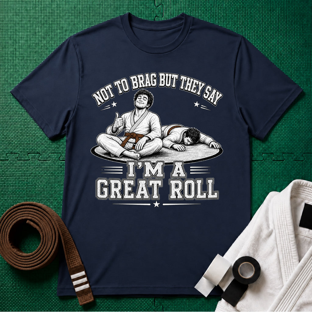 Not to Brag M Brown Belt T-Shirt
