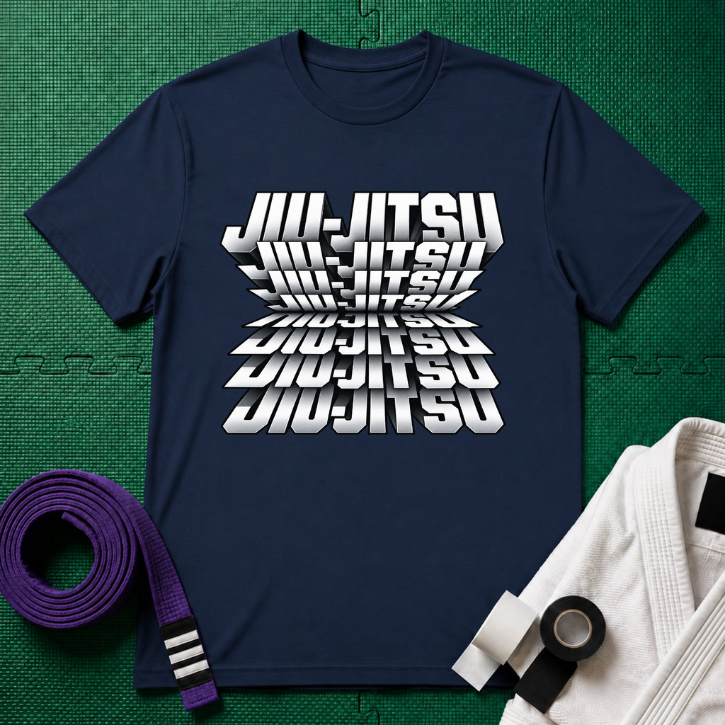 Jiu-Jitsu Graphic T-Shirt in Navy
