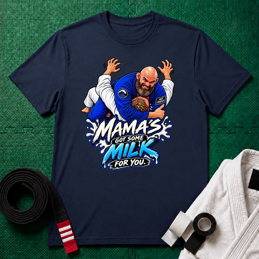 Mama's Milk Black Belt T-Shirt