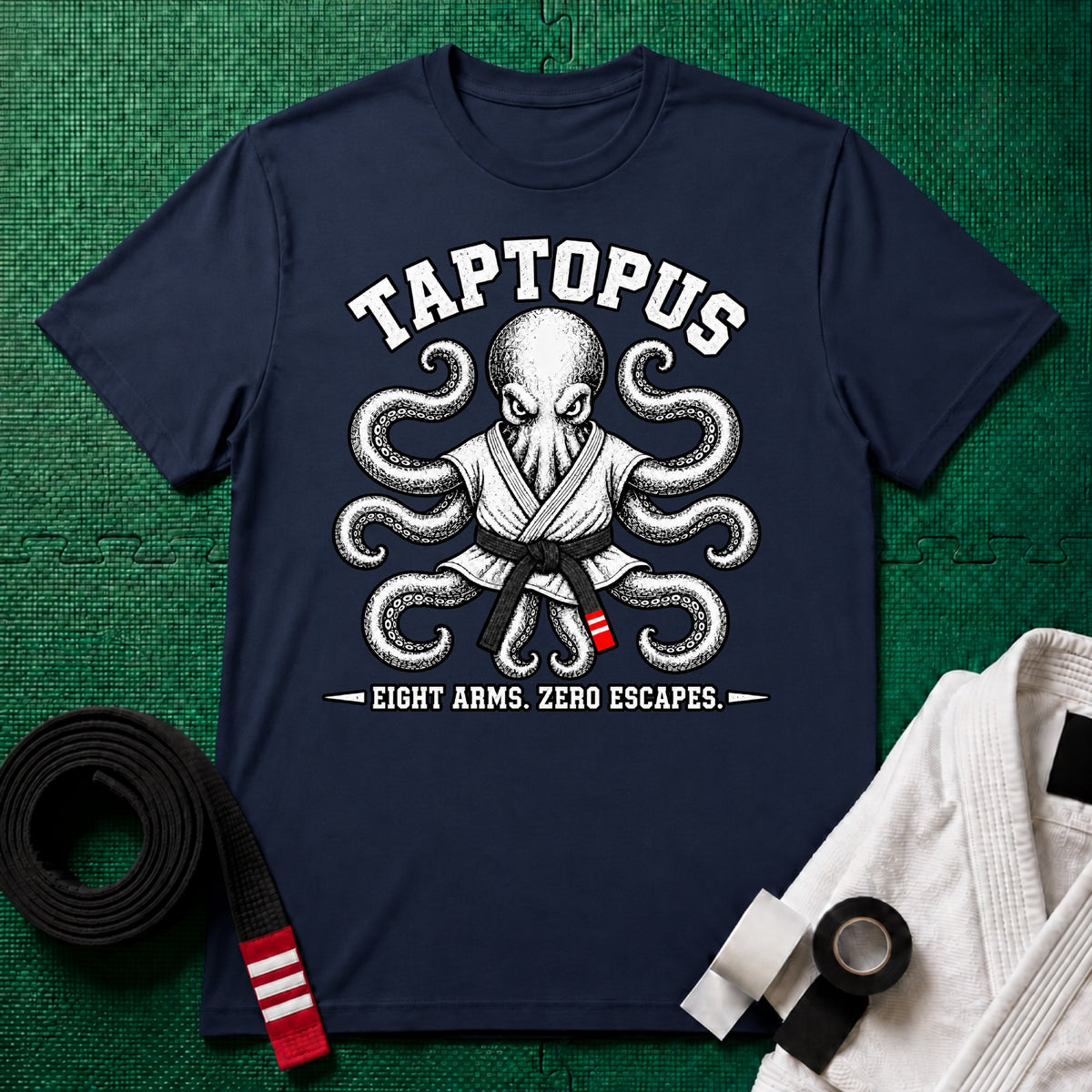 Taptopus Black Belt T-Shirt