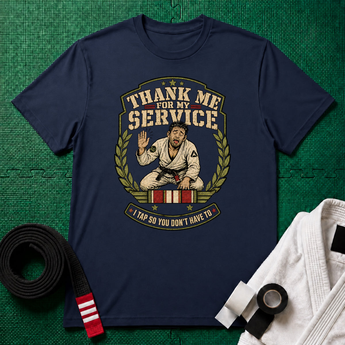 Thank me Black Belt T-Shirt