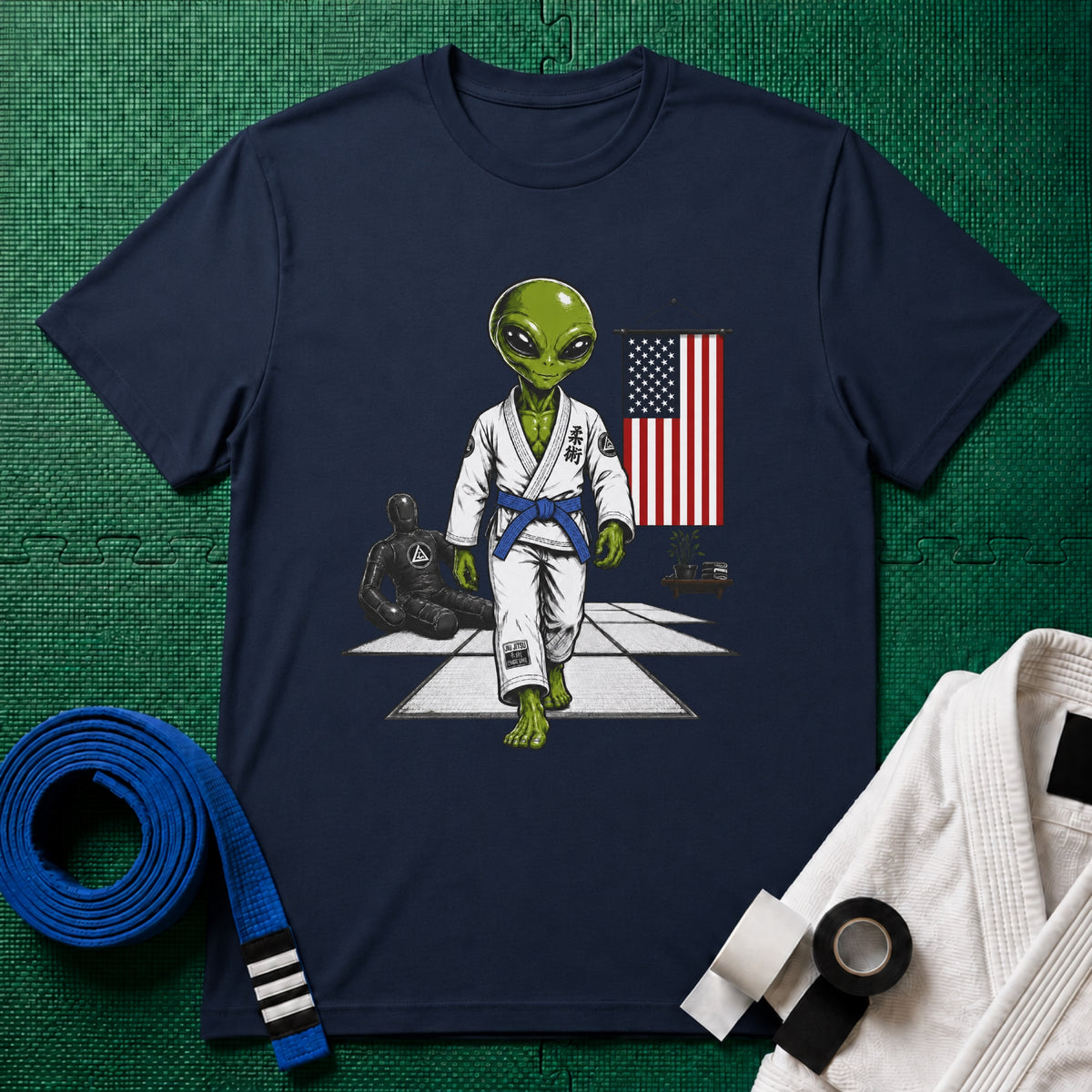 Alien Gym Blue Belt T-Shirt