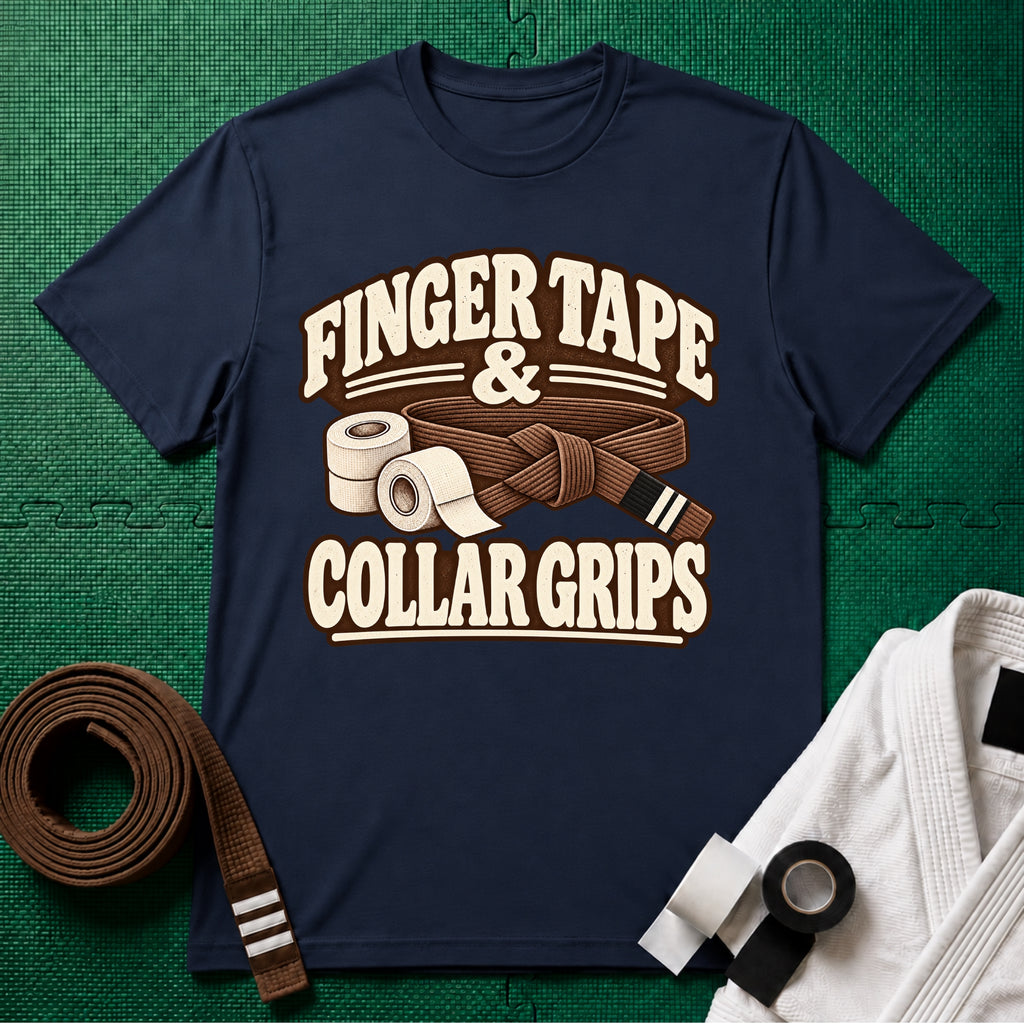 Finger Tape Brown Belt T-Shirt