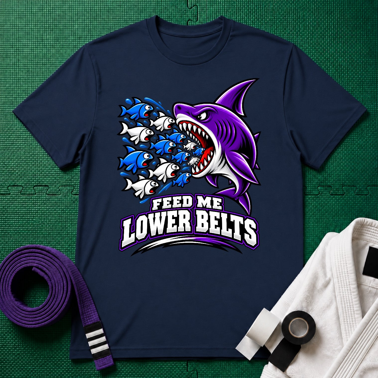 Feed Me Purple Belt T-Shirt