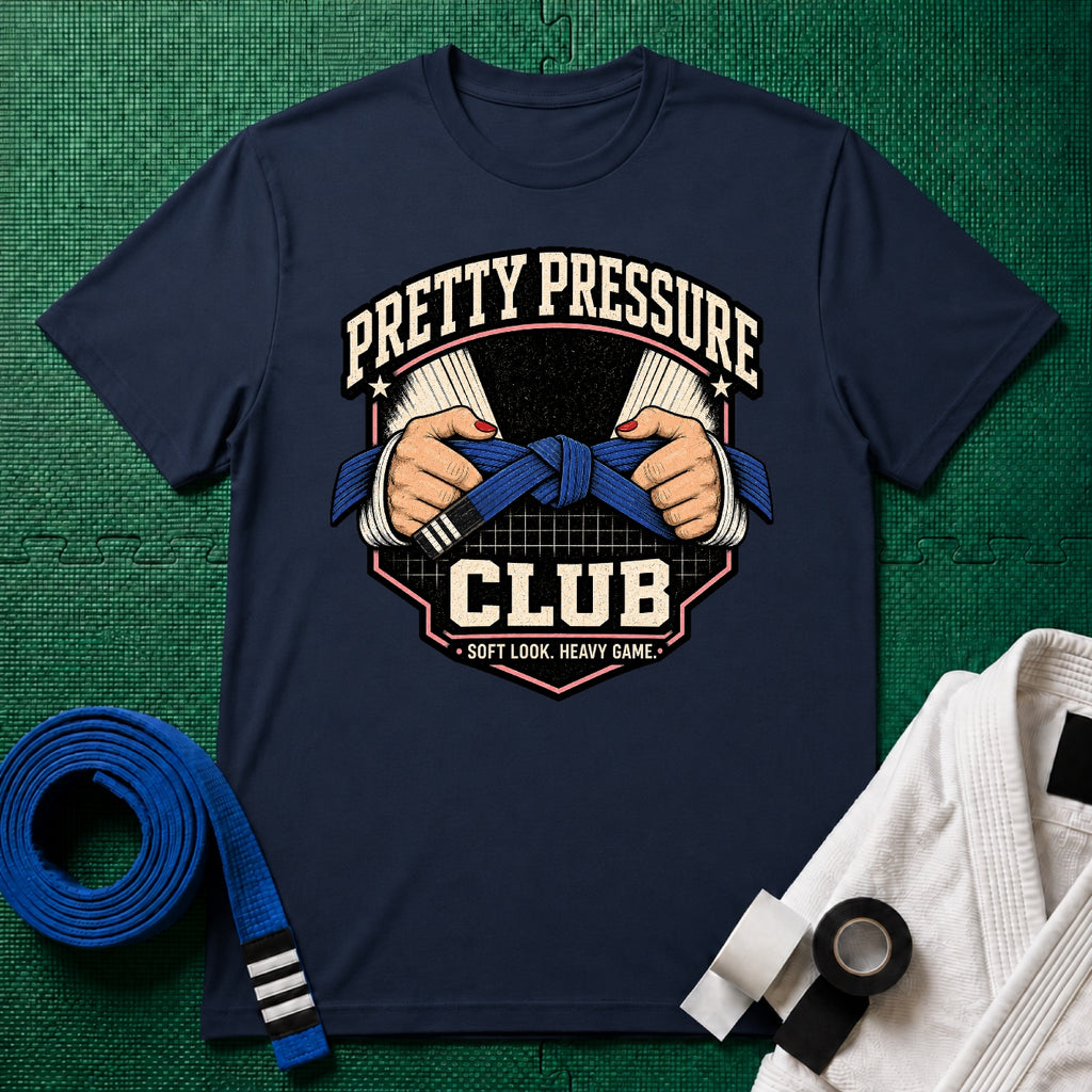 Pretty Pressure Blue Belt T-Shirt