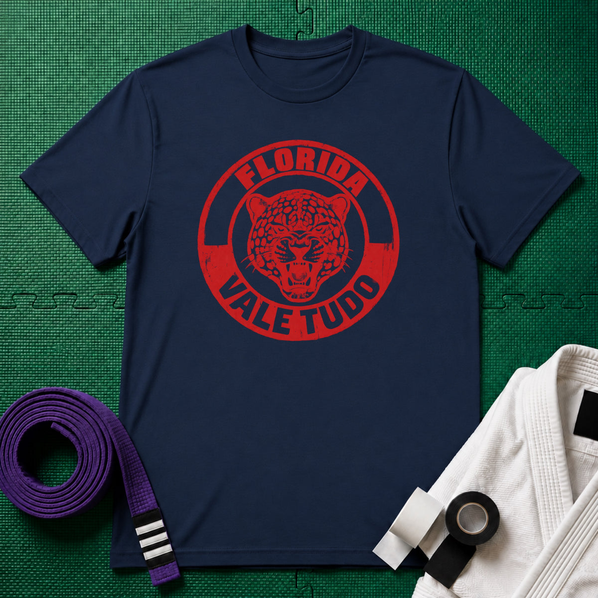 Florida Vale Tudo T-Shirt, Navy