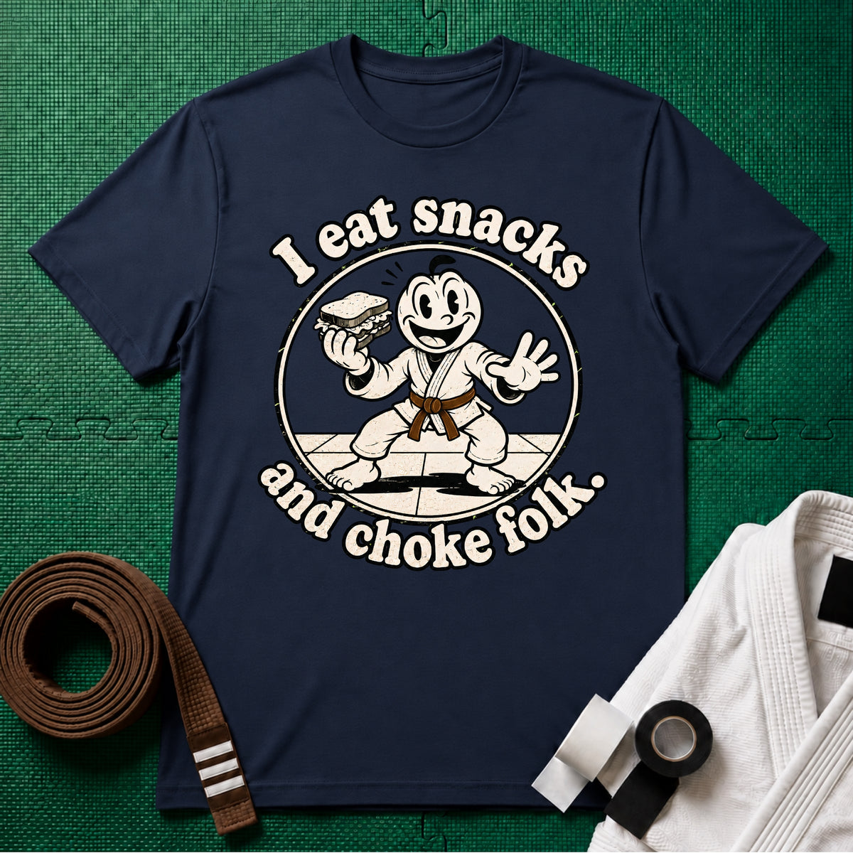 Choke Folk Brown Belt T-Shirt