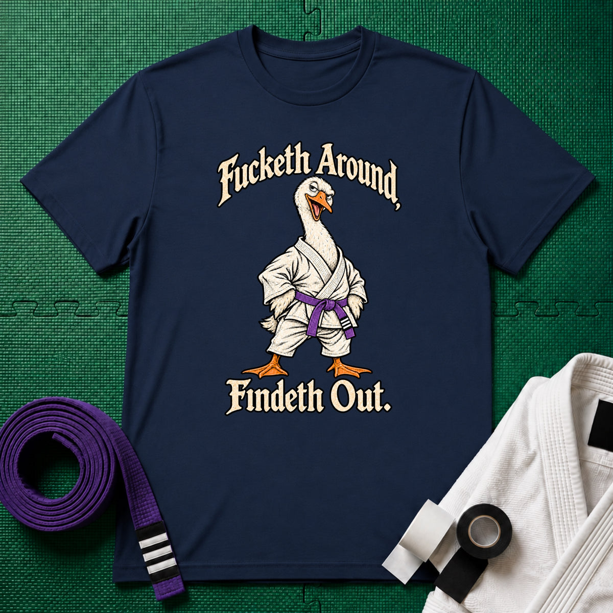 Fucketh Around Purple Belt T-Shirt