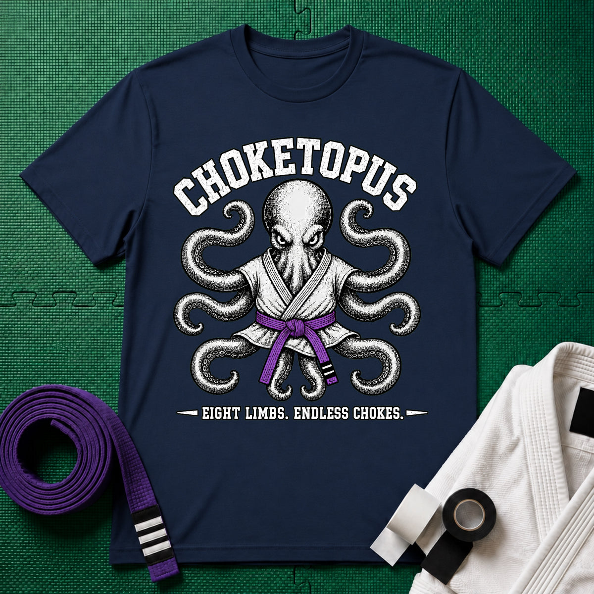 Choketopus Purple Belt T-Shirt