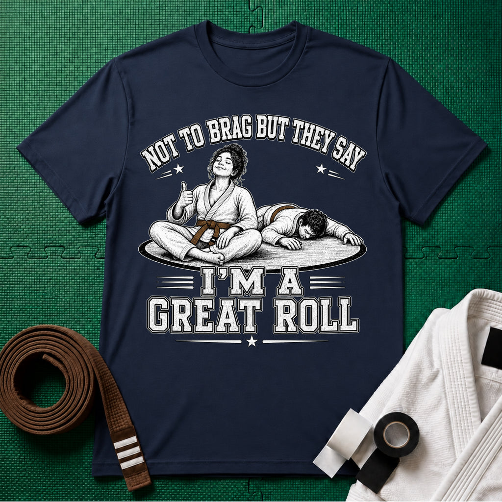 Not to Brag W Brown Belt T-Shirt