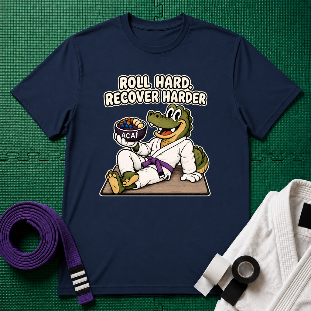 Roll Hard Purple Belt T-Shirt