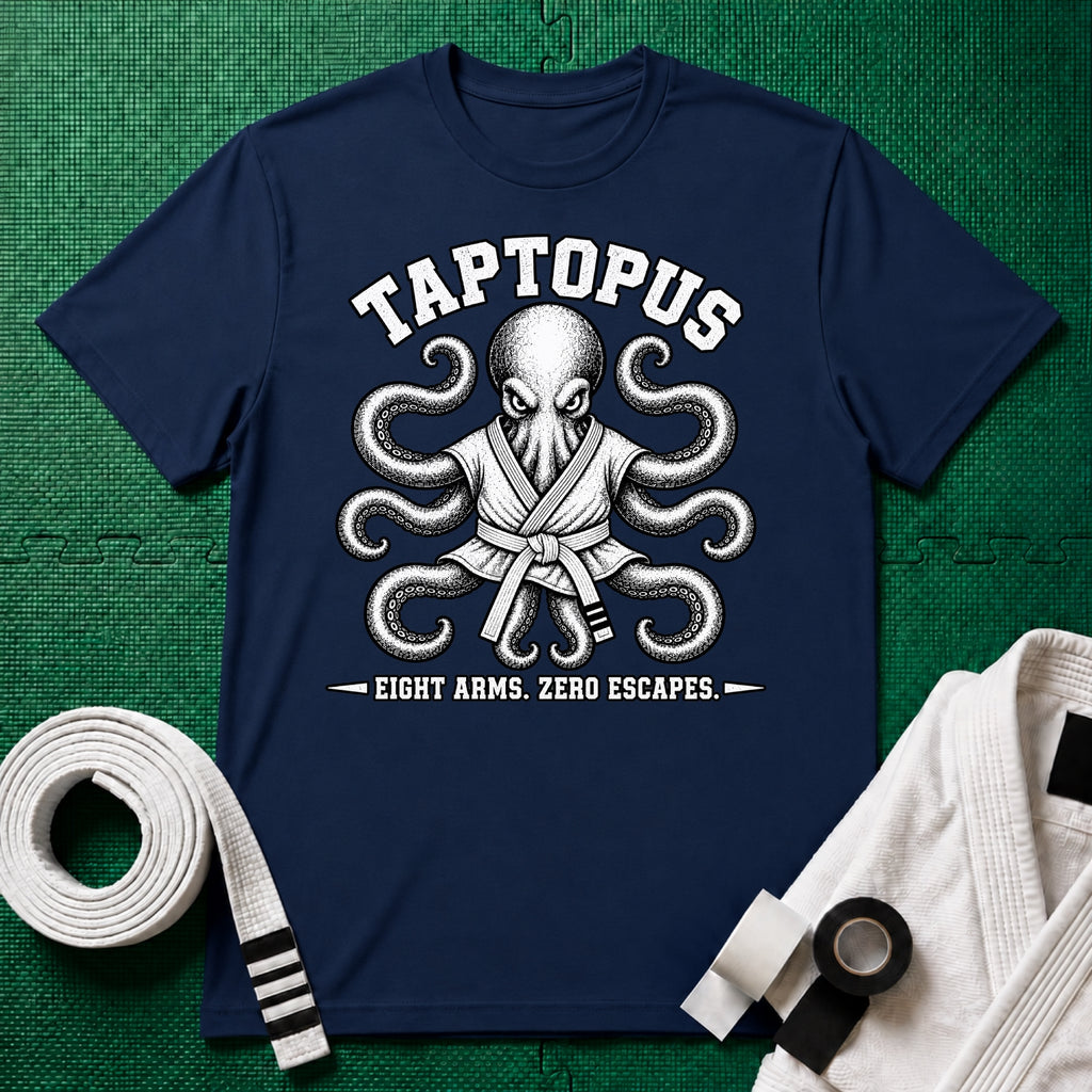 Taptopus White Belt T-Shirt