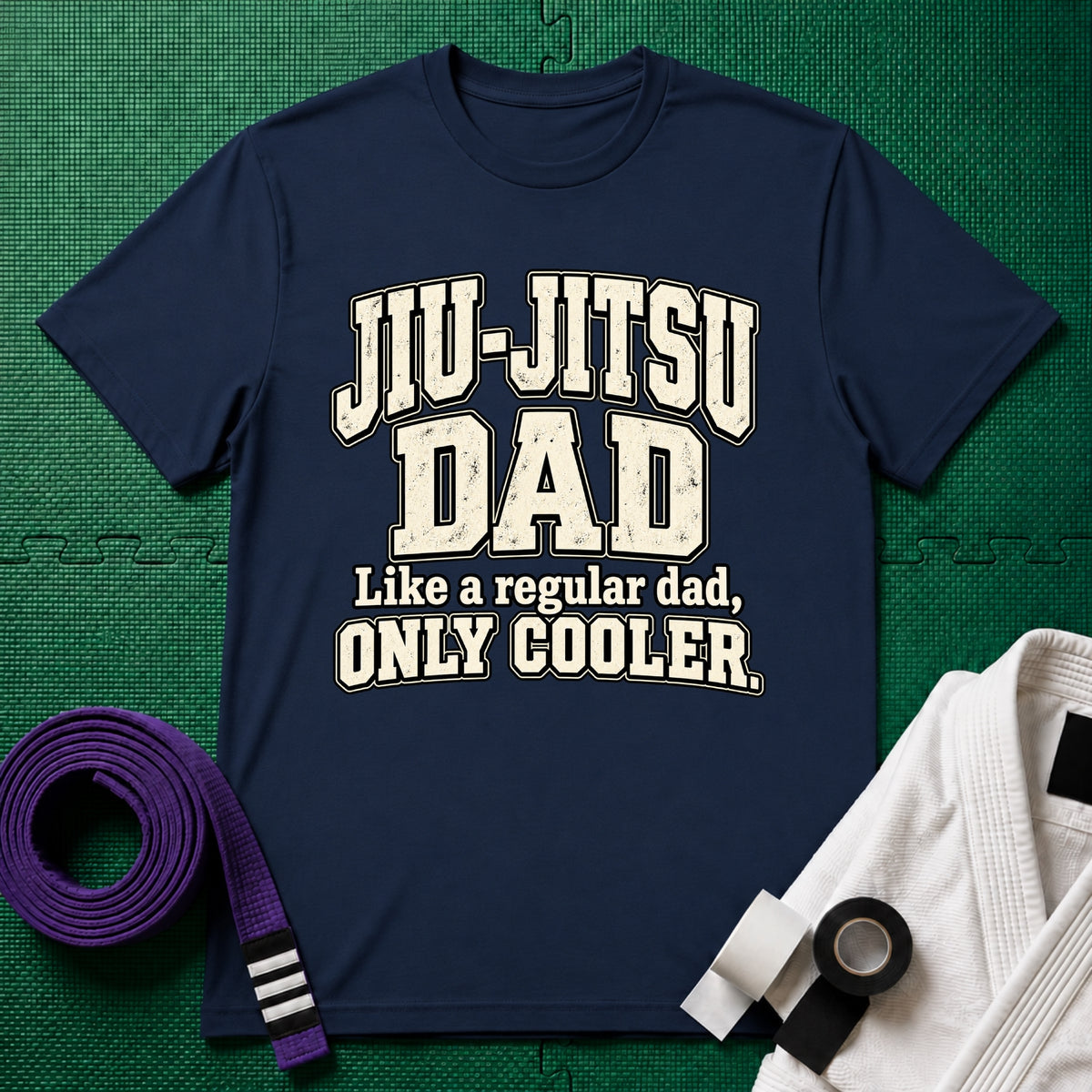 Jiu-Jitsu Dad T-Shirt in Navy