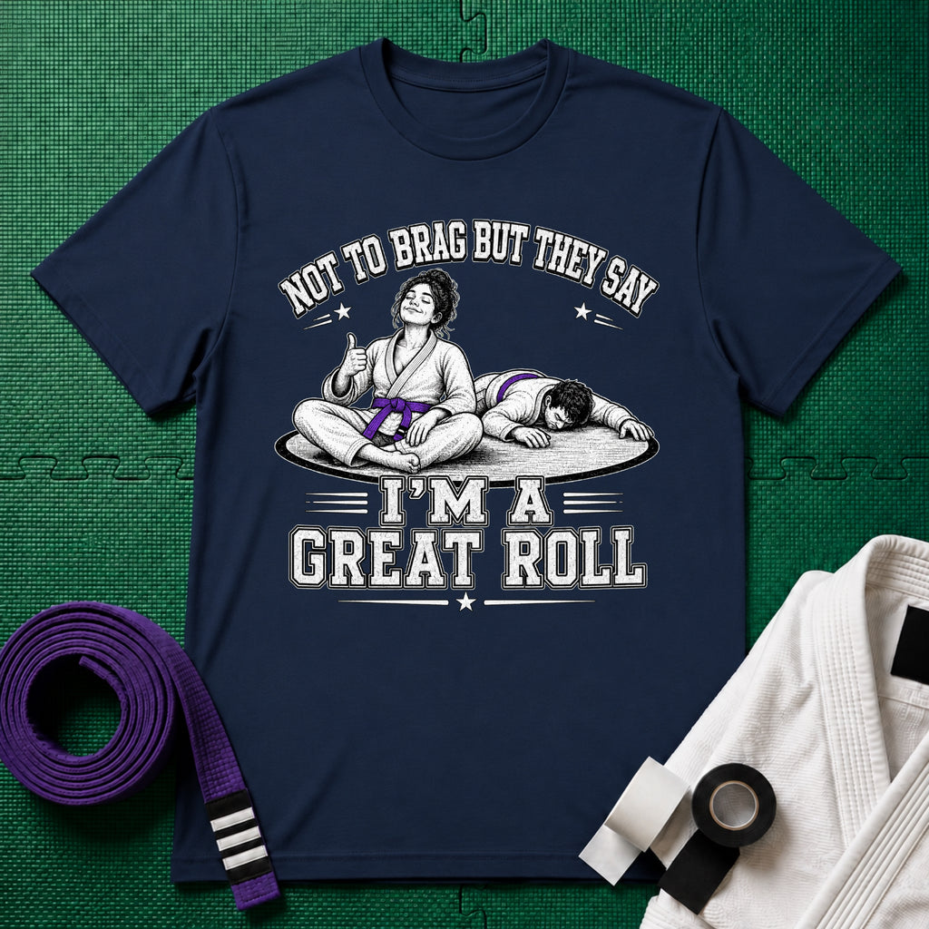 Not to Brag W Purple Belt T-Shirt