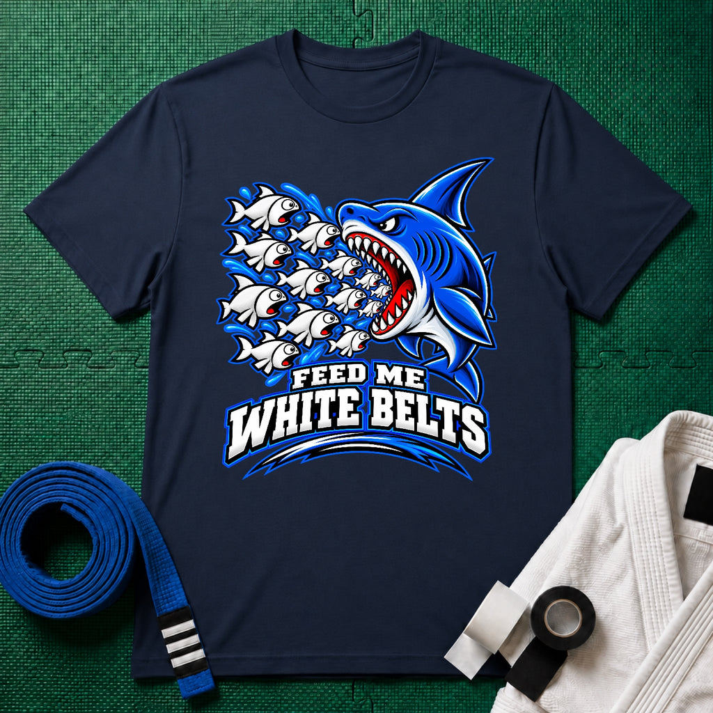 Feed Me Blue Belt T-Shirt
