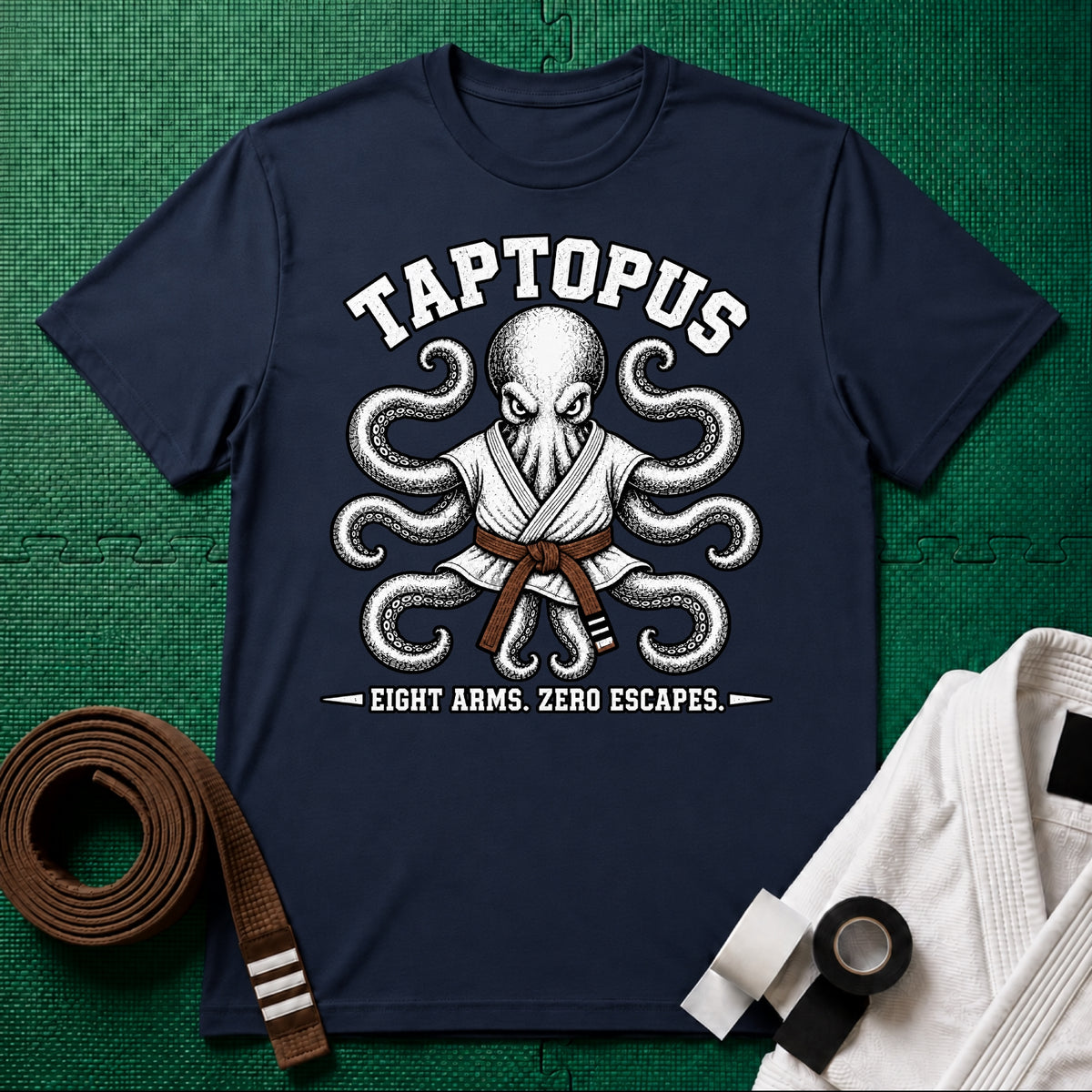 Taptopus Brown Belt T-Shirt