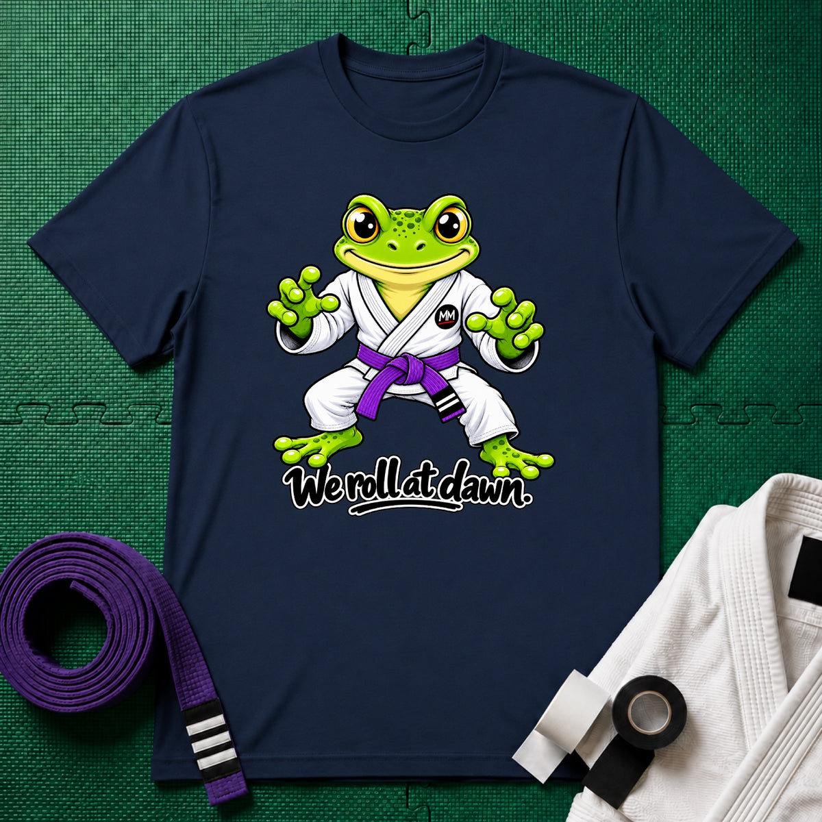 We Roll Purple Belt T-Shirt