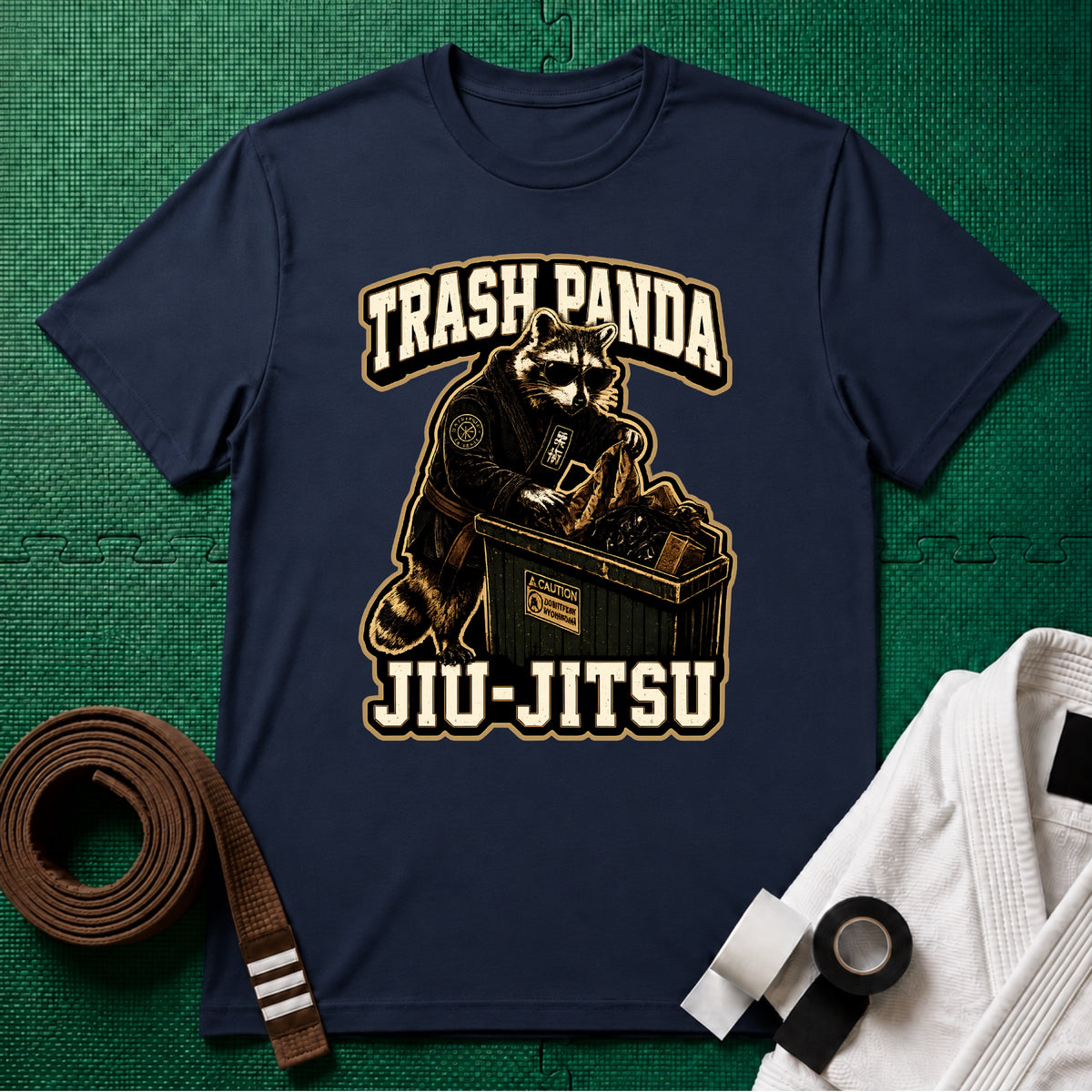Trash Panda Brown Belt T-Shirt