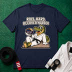 Roll Hard Black Belt T-Shirt