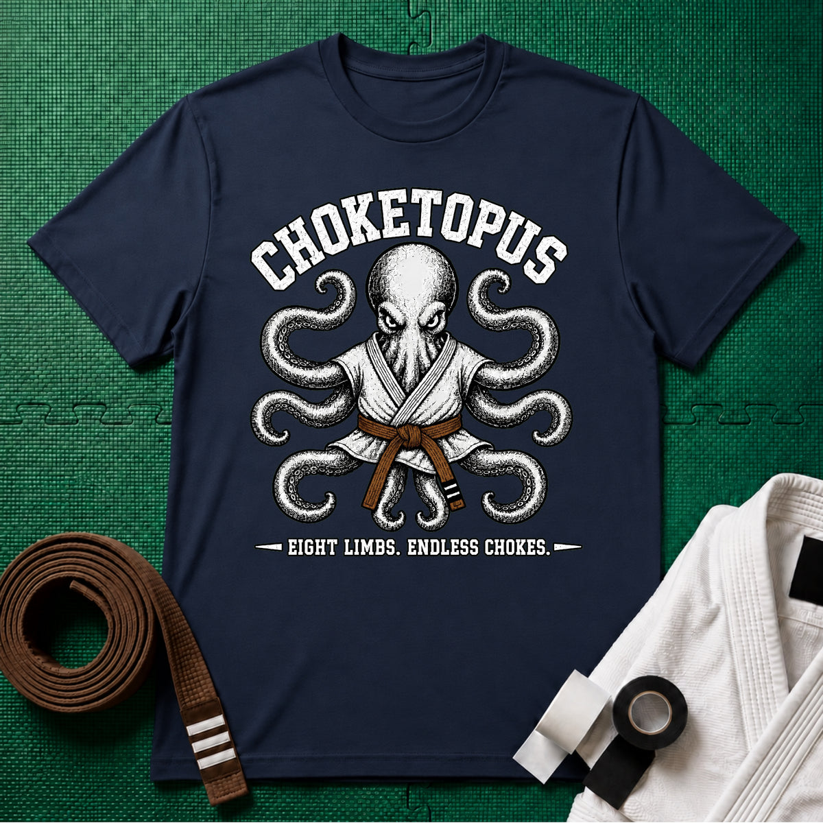 Choketopus Brown Belt T-Shirt