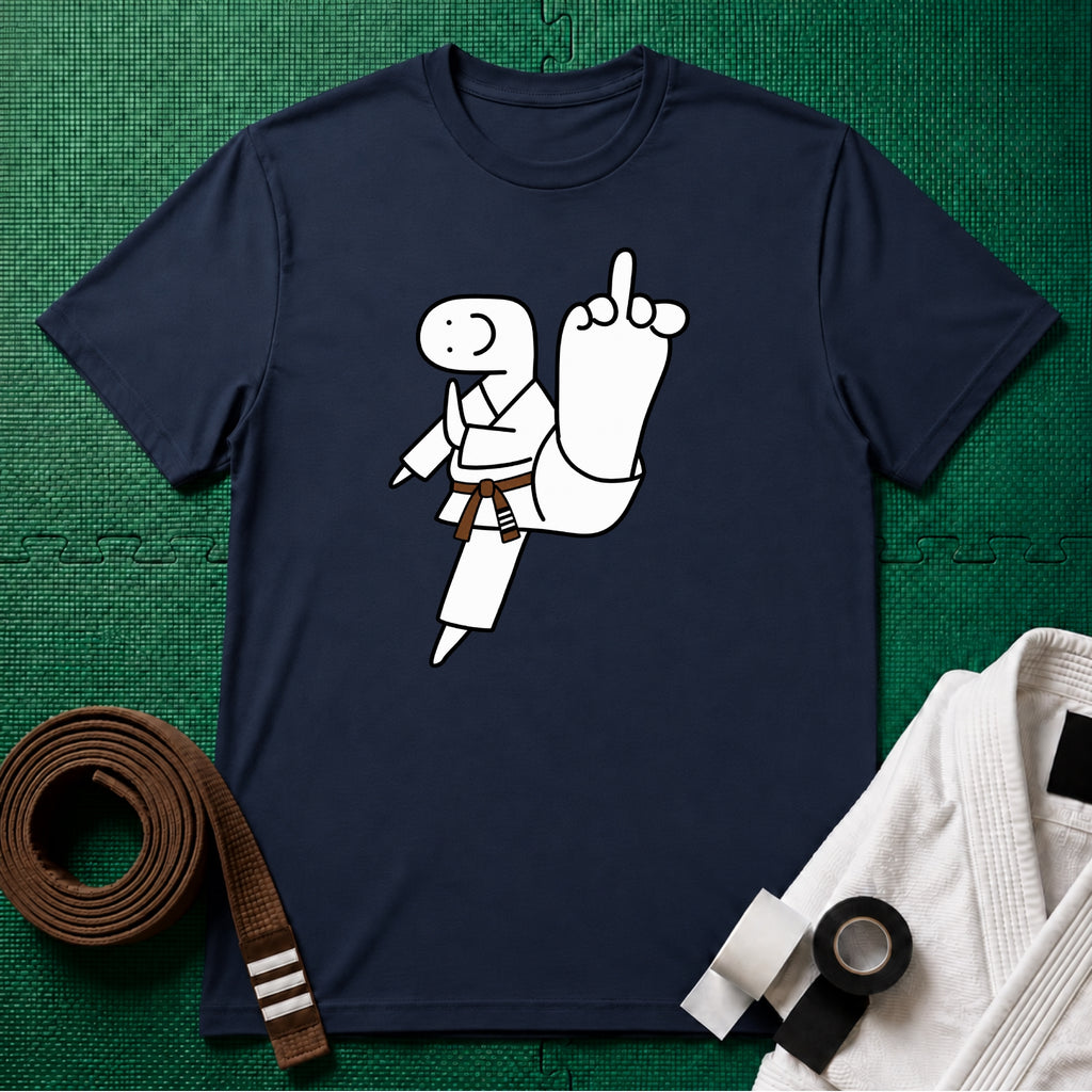 Middle Toe Brown Belt T-Shirt