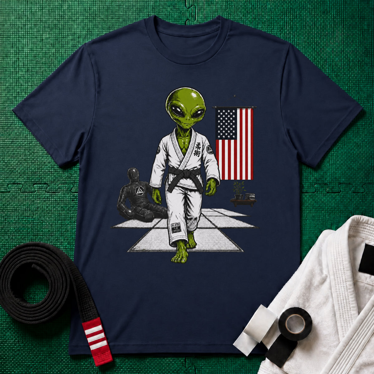 Alien Gym Black Belt T-Shirt