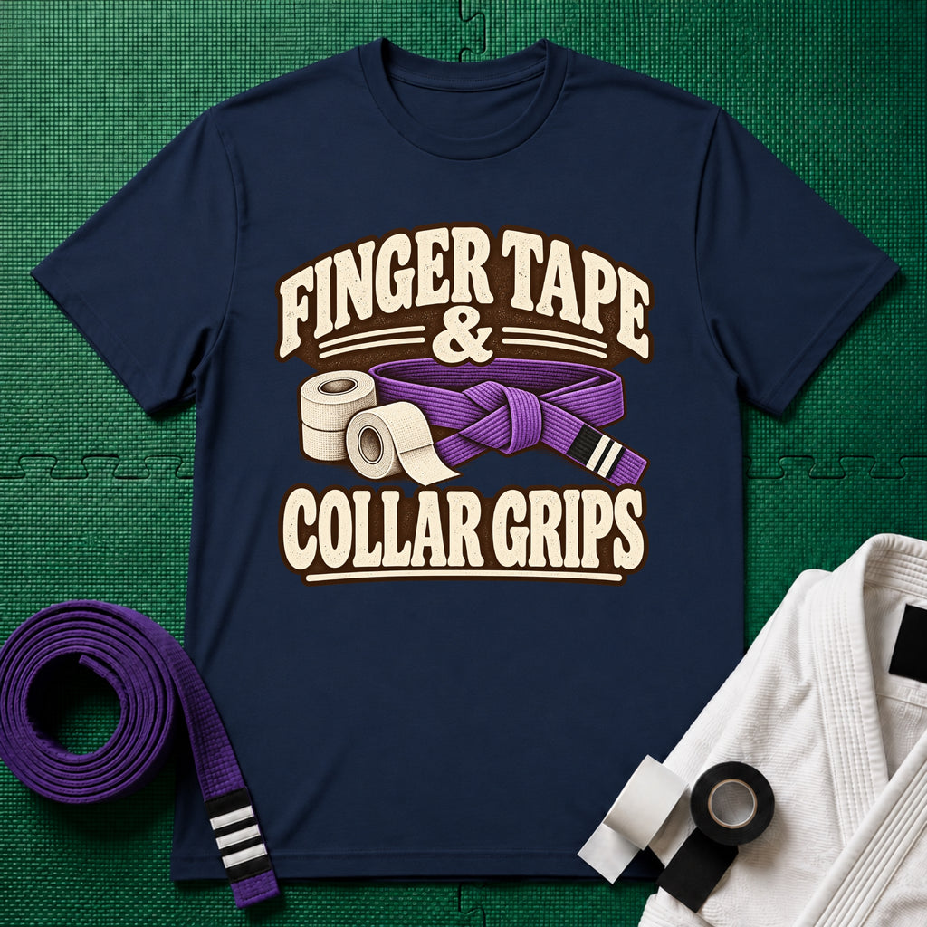 Finger Tape Purple Belt T-Shirt