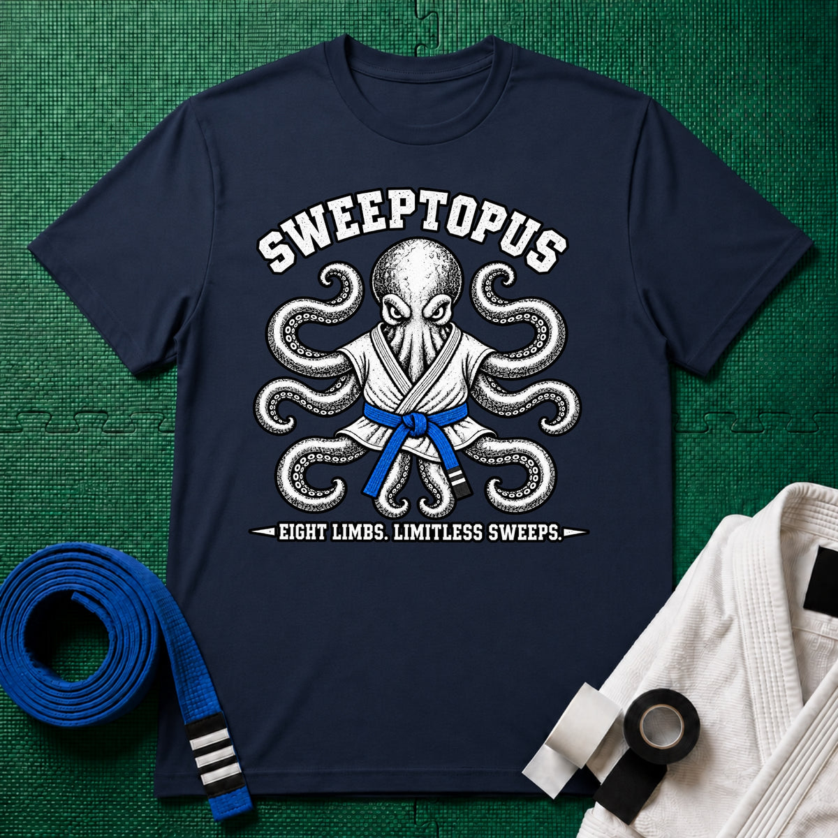 Sweeptopus Blue Belt T-Shirt
