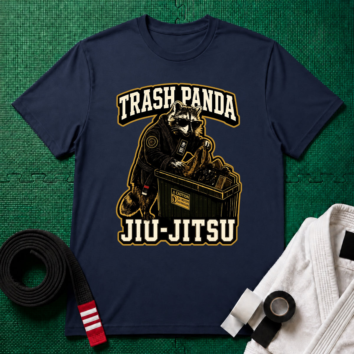 Trash Panda Black Belt T-Shirt