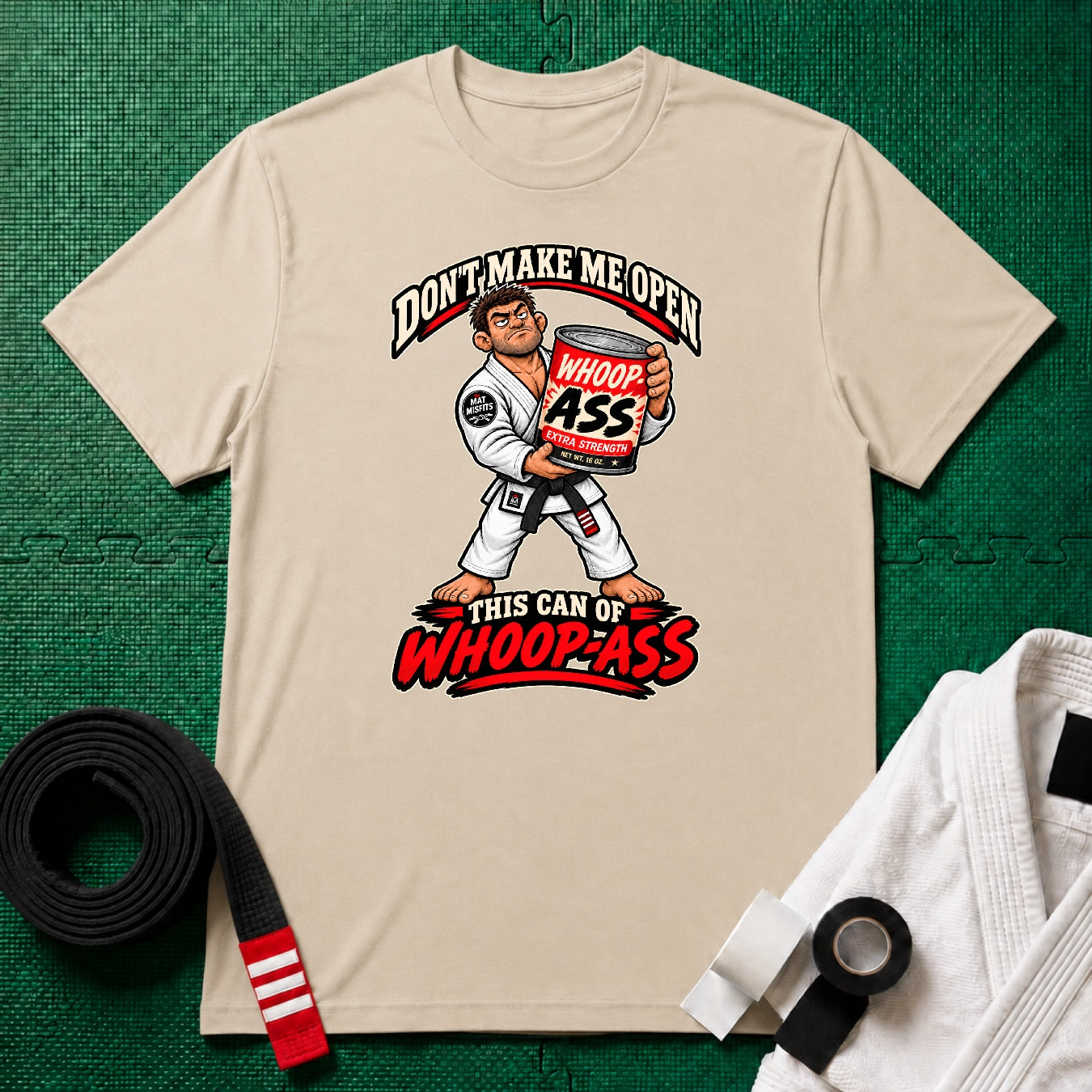 Whoop Ass Black Belt T-Shirt