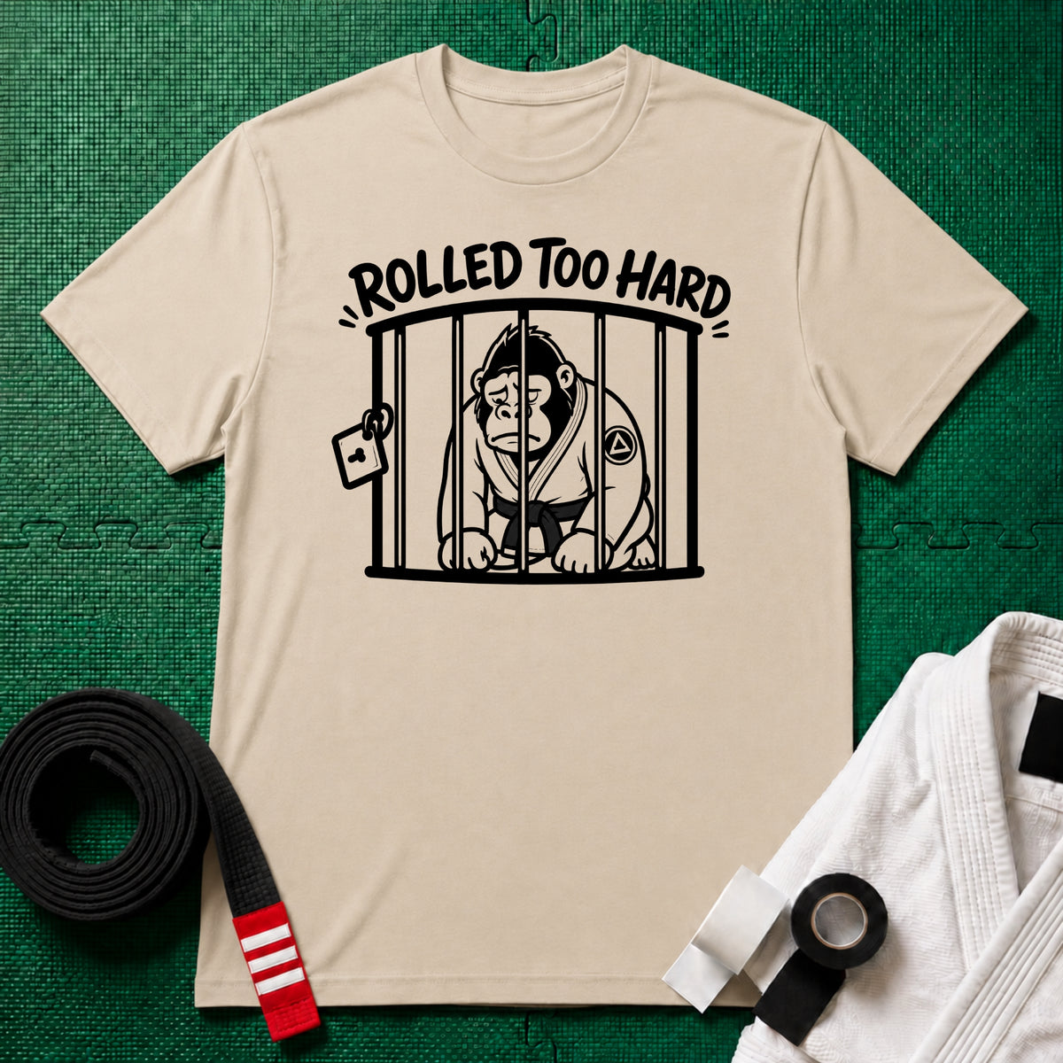 Rolled too Hard Black Belt T-Shirt