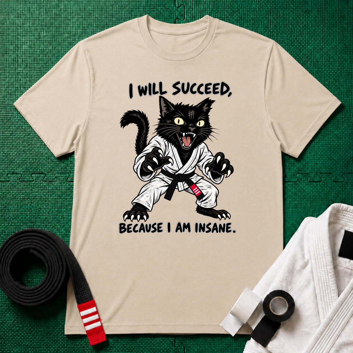 Succeed Black Belt T-Shirt